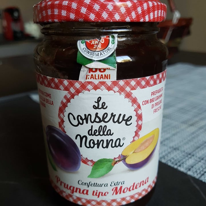 photo of Le conserve della nonna Confettura Extra Di Prugne shared by @robykavinsky on  13 Jan 2022 - review