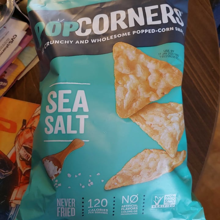 photo of PopCorners Sea Salt pop corn shared by @egbowman on  13 May 2022 - review