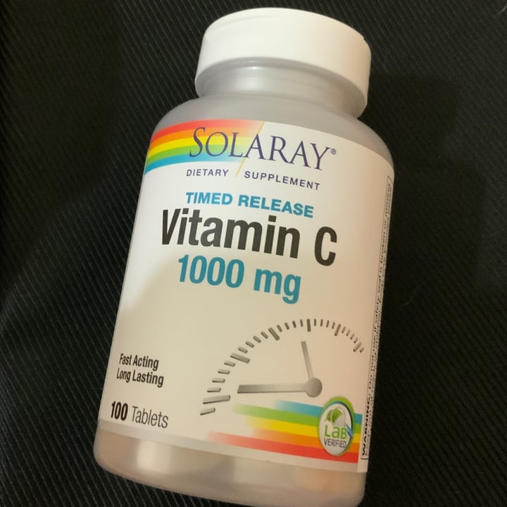 photo of Solaray Vitamina C shared by @dolcebassvegan on  07 May 2021 - review