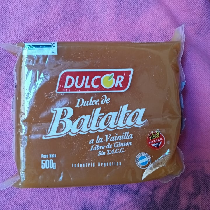 photo of Dulcor Dulce de batata a la vainilla shared by @andyeb on  14 Mar 2021 - review