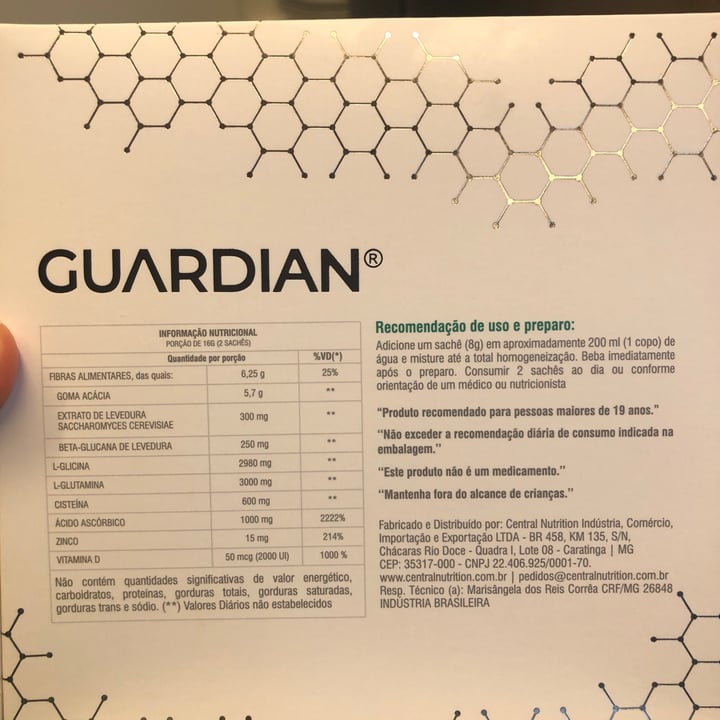 photo of Central Nutrition Guardian shared by @carolinadoria on  11 Jun 2022 - review