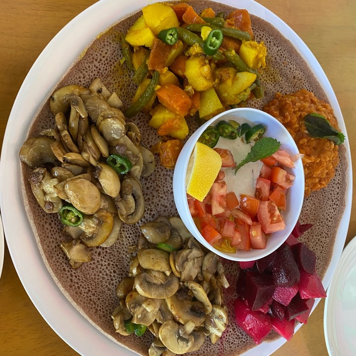 photo of Alem's house Mixed Injera shared by @cxb on  10 Jan 2021 - review