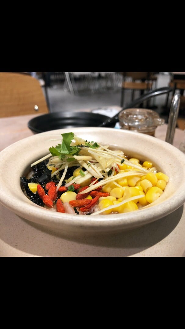photo of Simple Life Healthy Vegetarian Restaurant - Bukit Bintang Kuala Lumpur Multigrain porridge with corn shared by @winnies97 on  16 Jul 2019 - review