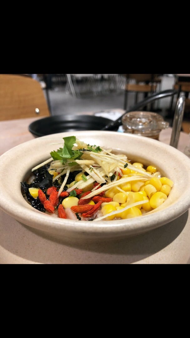 review photo of Simple Life Healthy Vegetarian Restaurant - Bukit Bintang Kuala Lumpur Multigrain porridge with corn shared by @winnies97 on 16 Jul 2019 - review
