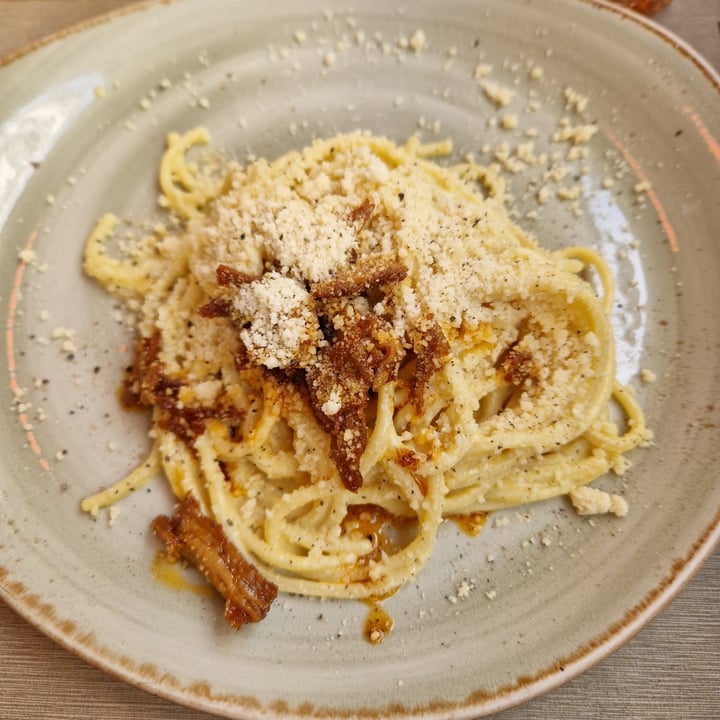 review photo of Rifugio Romano Carbonara vegana shared by @feddyfede on 11 Jan 2023 - review