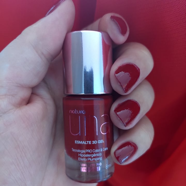 photo of Natura Esmalte una vermelho shared by @antoniamarso on  13 May 2022 - review