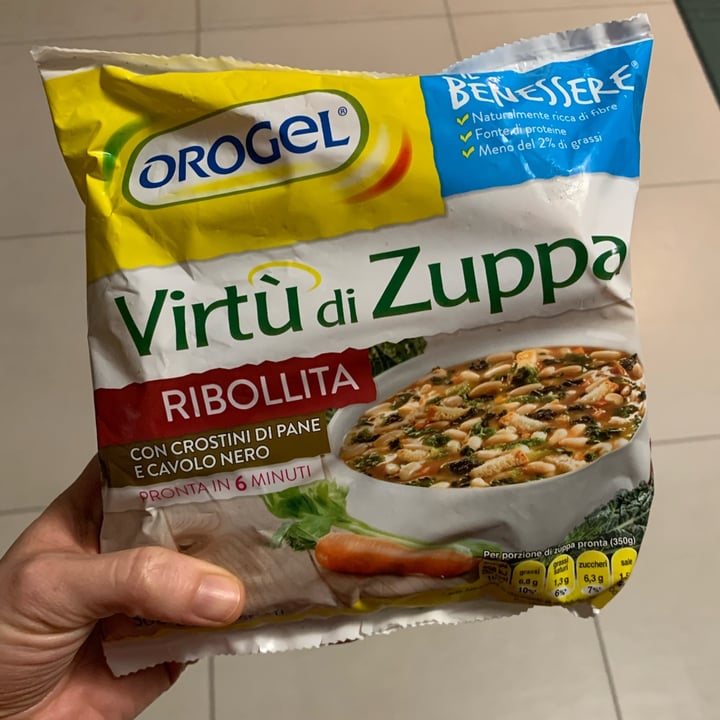 photo of Orogel Virtù di Zuppa - Ribollita shared by @vegzari on  20 Feb 2022 - review