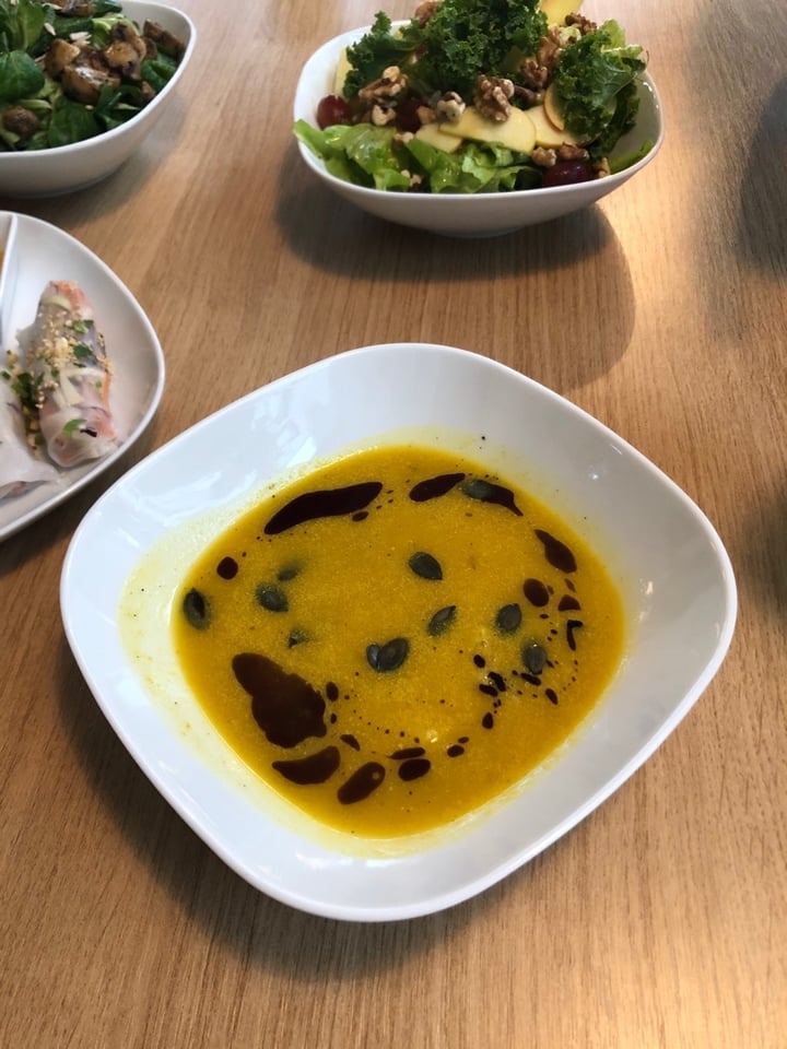 photo of Alge Restaurant Heidelberg Butternut pumpkin soup with fresh ginger and oranges shared by @jaga94 on  23 Nov 2019 - review