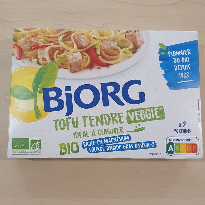 photo of Bjorg Tofu Nature shared by @veggiechan on  20 Aug 2022 - review