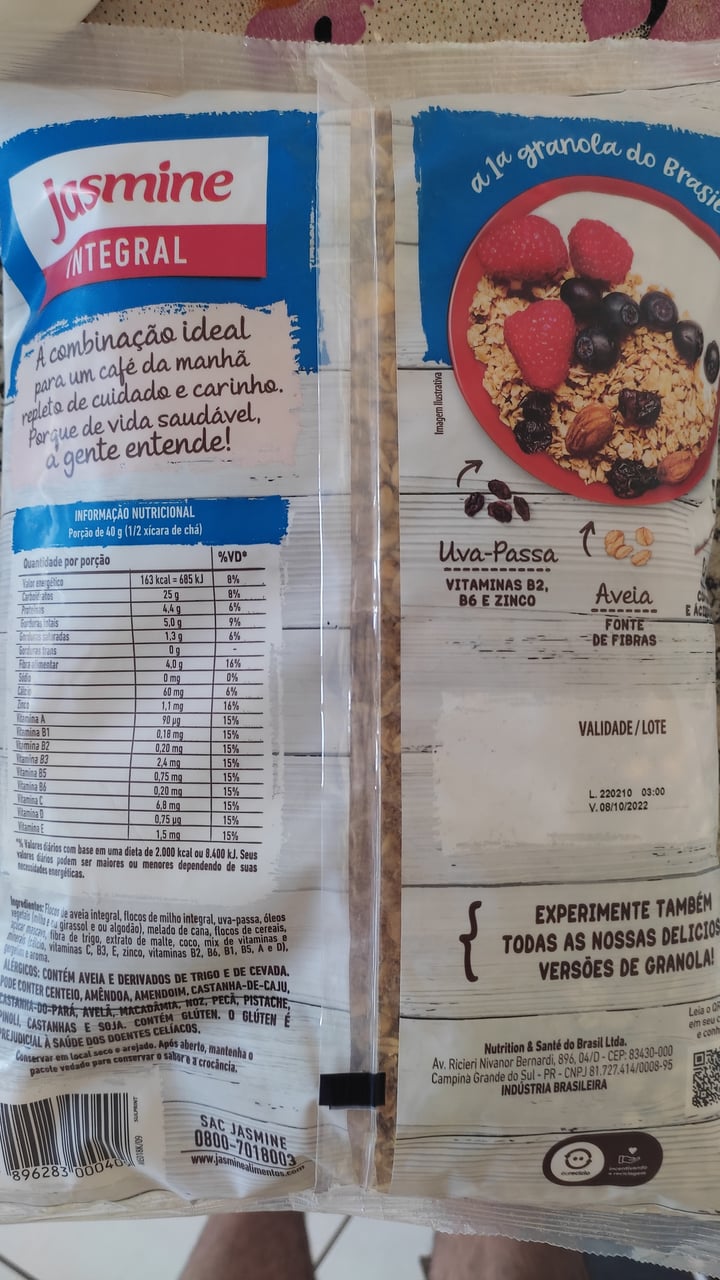 review photo of Jasmine Jasmine Integral Granola shared by @arthursantiago on 25 Apr 2022 - review
