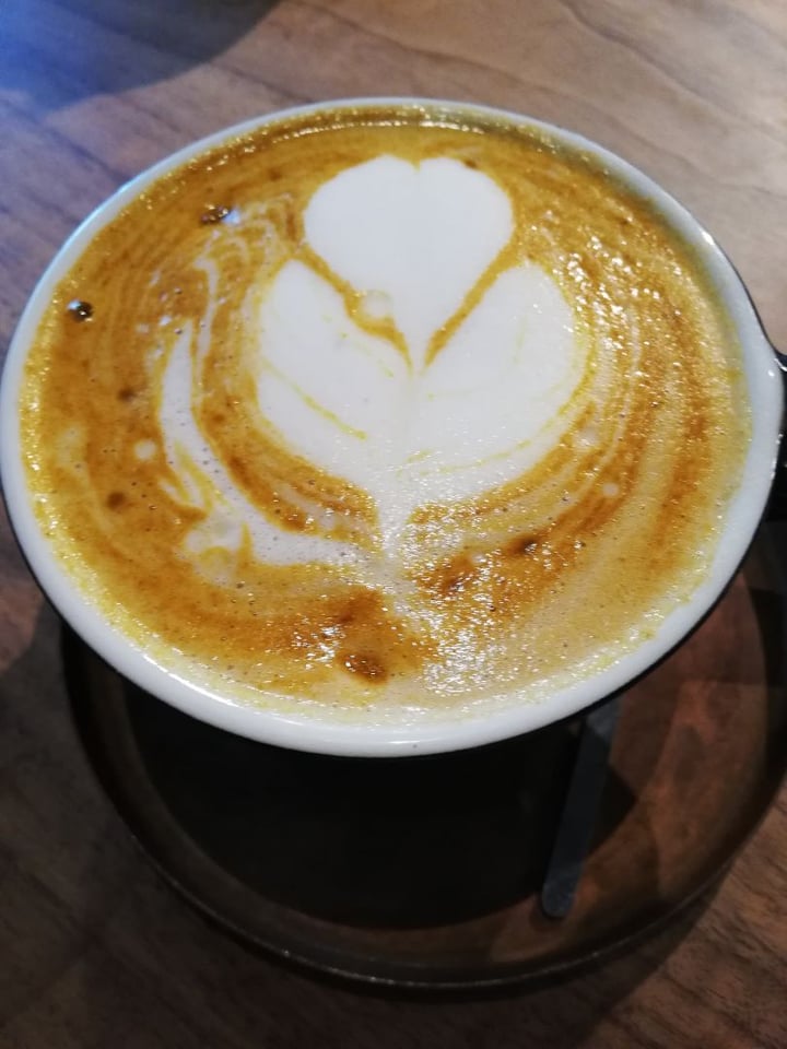 review photo of Narcoffee Roasters Magheru Curcuma chai latte with almond milk shared by @tamara on 08 May 2019 - review