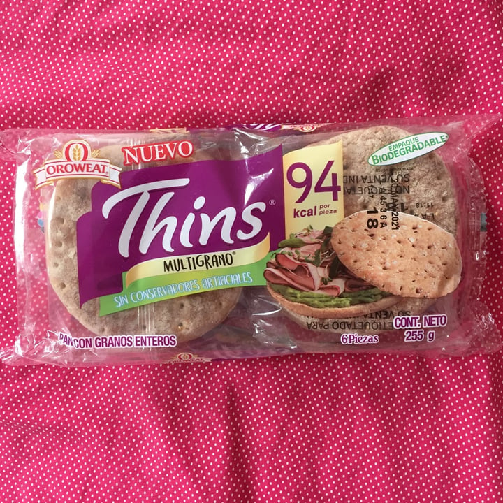 photo of Oroweat Thins Multigrano shared by @zullybee on  30 Apr 2021 - review