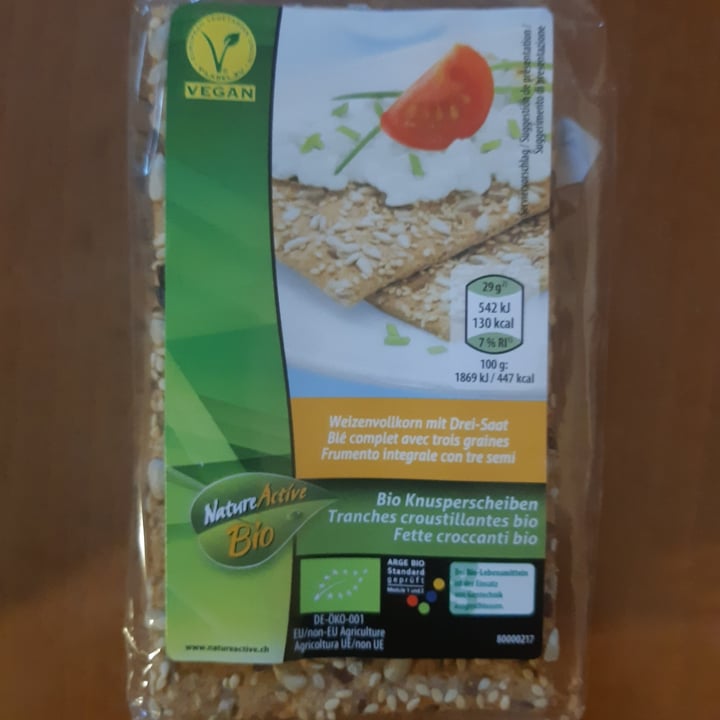 photo of Aldi - Nature active bio Fette Croccanti Con Semi shared by @noemicrimson on  19 Sep 2022 - review