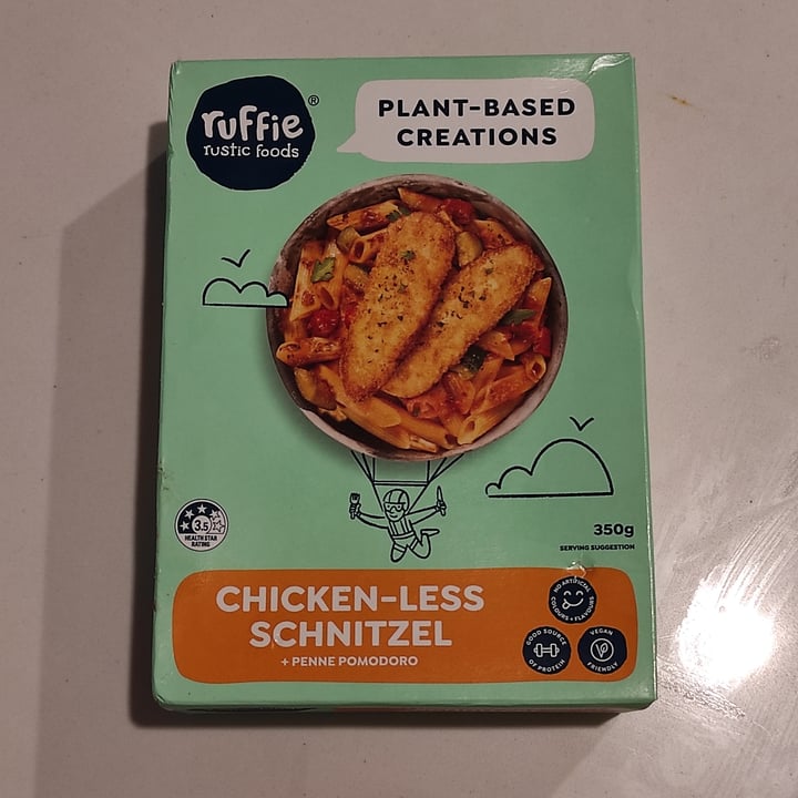 photo of ruffie rustic foods Chicken-less Schnitzel shared by @jesseats on  15 Sep 2021 - review