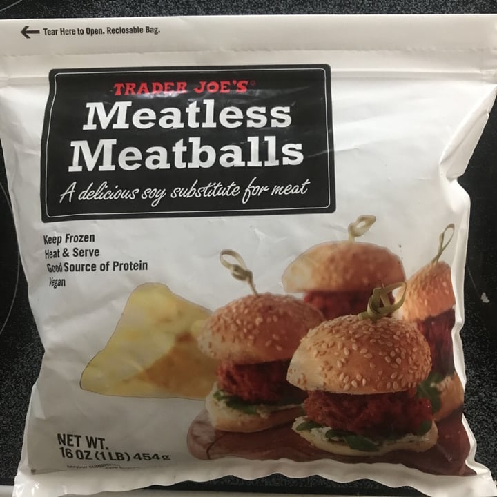 photo of Trader Joe's Meatless Meatball shared by @sjmeans on  21 Aug 2019 - review