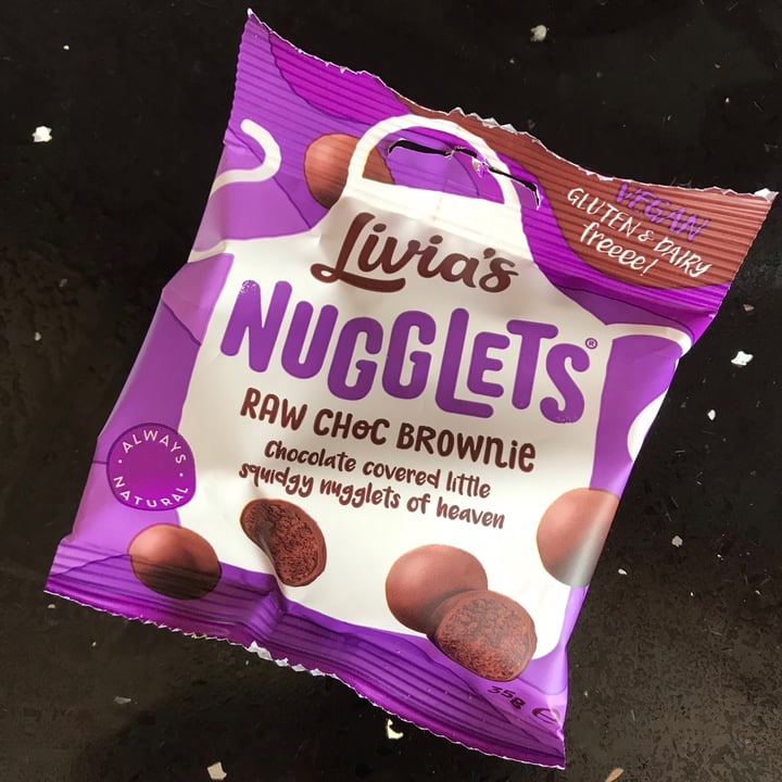 photo of Livia's Raw choc brownie nugglets shared by @clairebelej on  20 Jun 2020 - review