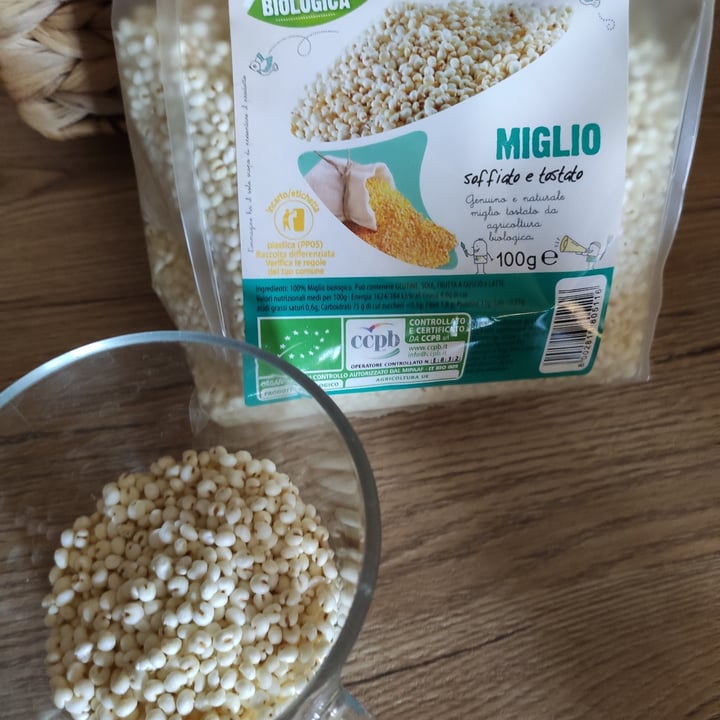 photo of Più  cereali bio Miglio Soffiato E Tostato shared by @snowball on  19 May 2021 - review