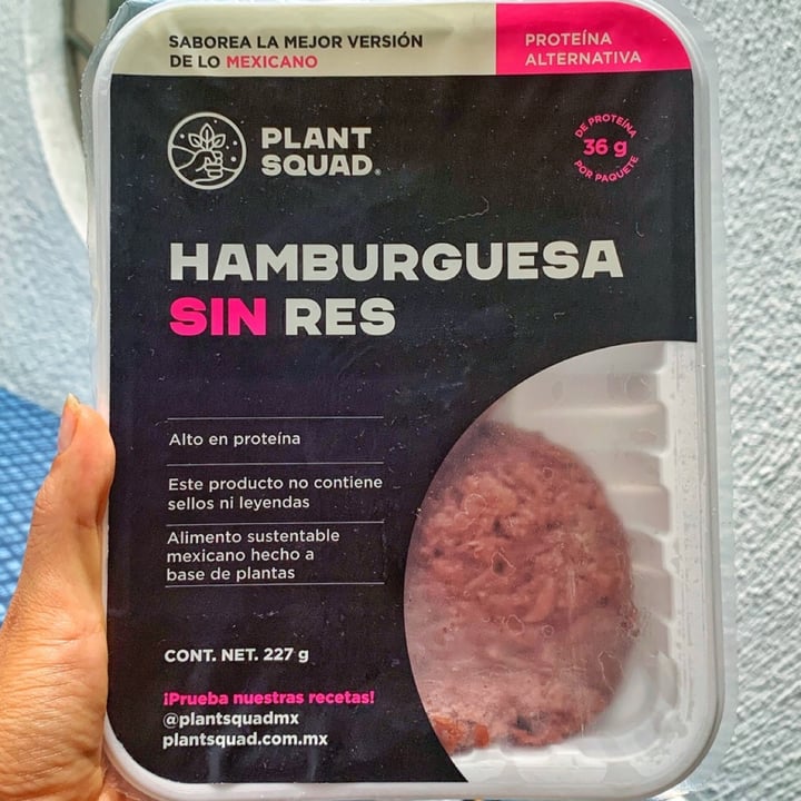 photo of Plant Squad HAMBURGUESA SIN RES shared by @karupuntieri on  03 Jan 2022 - review