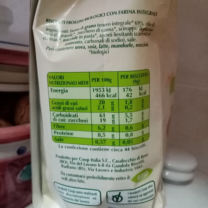 review photo of Vivi Verde Coop Frollini Integrali Biologici shared by @mammadany on 18 Dec 2021 - review