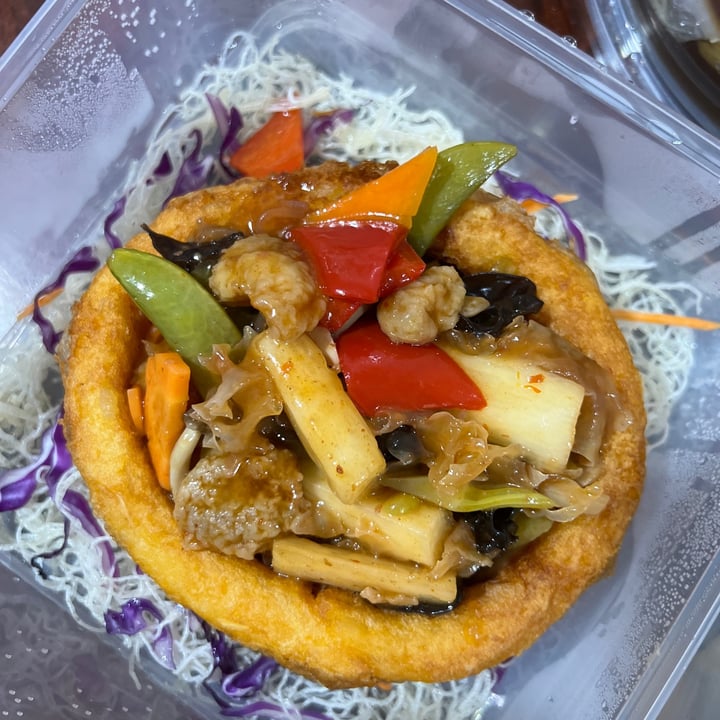 photo of New Fut Kai Vegetarian Restaurant Sweet potato ring shared by @yvonnengmh on  06 Jul 2022 - review
