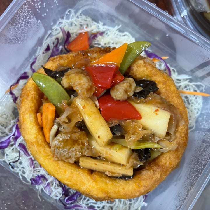 review photo of New Fut Kai Vegetarian Restaurant Sweet potato ring shared by @yvonnengmh on 06 Jul 2022 - review