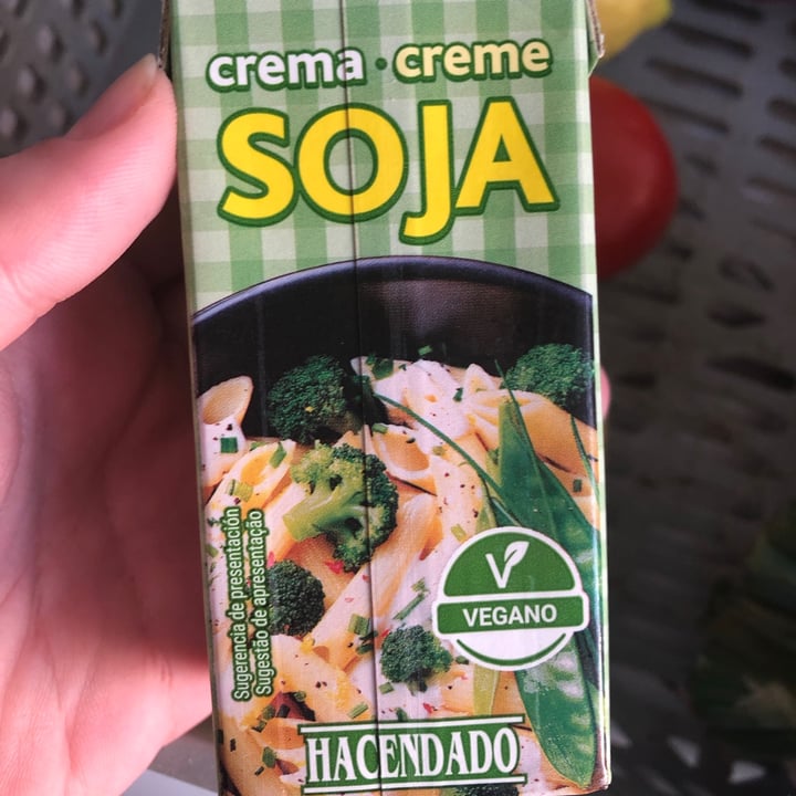 photo of Hacendado Crema de Soja (Nata) shared by @raquelalexandrasilv on  09 Jun 2020 - review