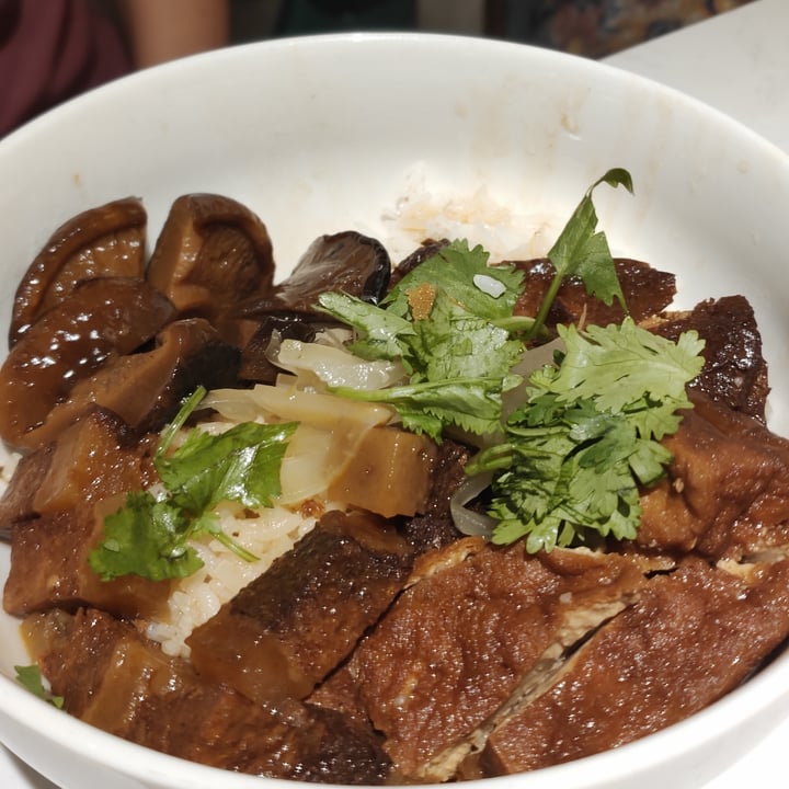photo of Green on Earth Vegetarian Cafe Braised Pork Rice shared by @anbu on  20 Dec 2020 - review