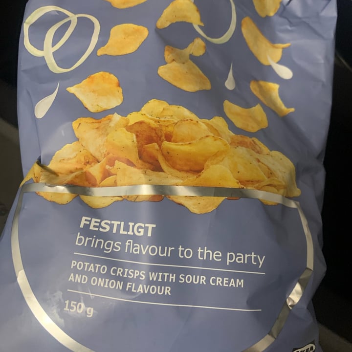 photo of Ikea Festlight Potato Chips w/ Sour Cream & Onion Flavor shared by @mariafrancesca on  21 Oct 2022 - review