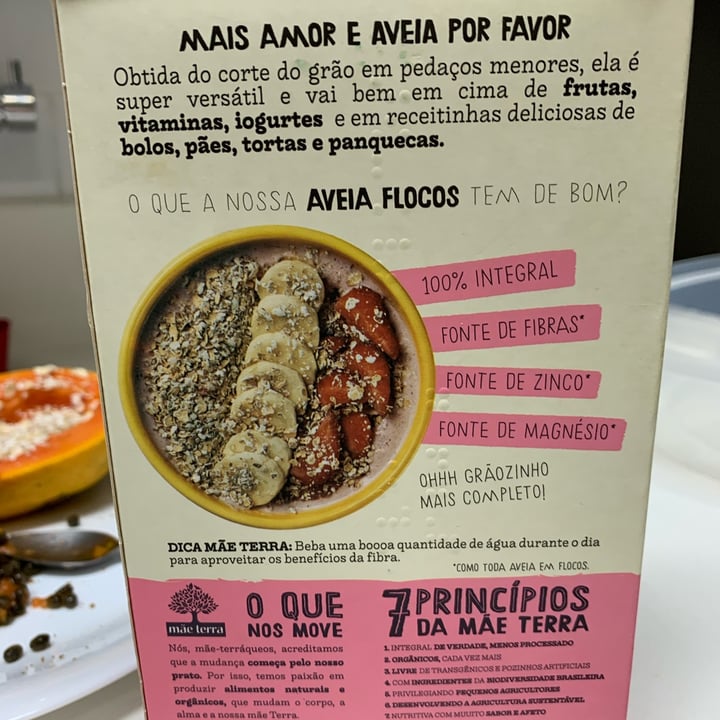 review photo of Mãe Terra Aveia em flocos grossos shared by @alenolasco on 06 May 2022 - review