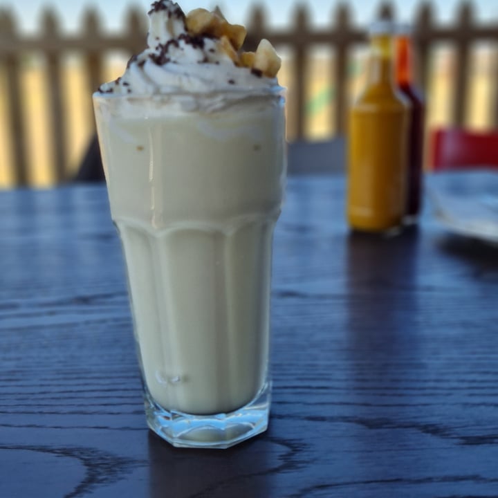 review photo of Asher's Corner Cafe @ Ashers Farm Sanctuary Banana Bomb Milkshake shared by @shevy on 14 Jun 2021 - review