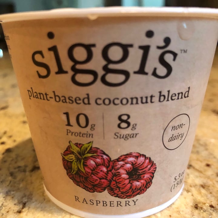 review photo of siggi’s Siggis Raspberry Non-dairy Yogurt shared by @persch on 28 Aug 2021 - review
