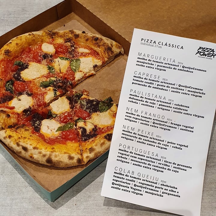 review photo of Pizza Power Vegan Pizza Margherita shared by @carladeangelisp on 06 Mar 2022 - review