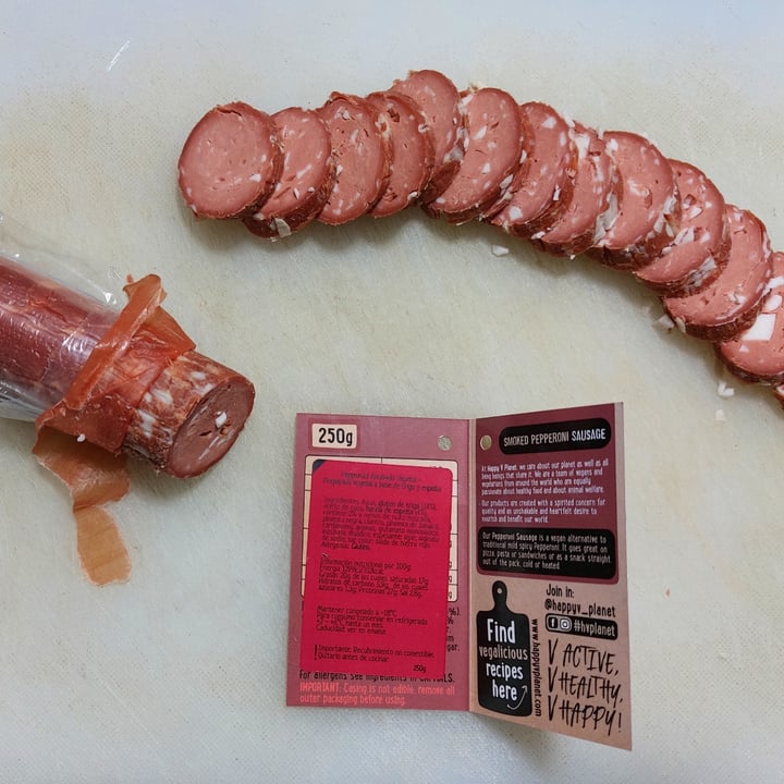 photo of Happy Planet Smoked Pepperoni Sausage shared by @antiaac- on  02 May 2022 - review