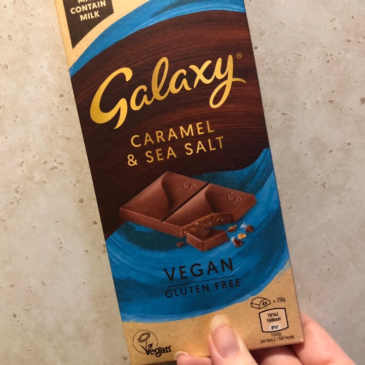 photo of Galaxy Galaxy Caramel and Sea Salt shared by @whatrebeccaeats on  21 Jan 2021 - review