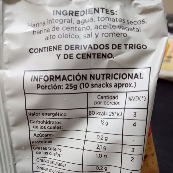 photo of Almadre Triangulitos De Masa Madre Sabor Tomate Y Romero shared by @angeleslo on  25 Mar 2022 - review