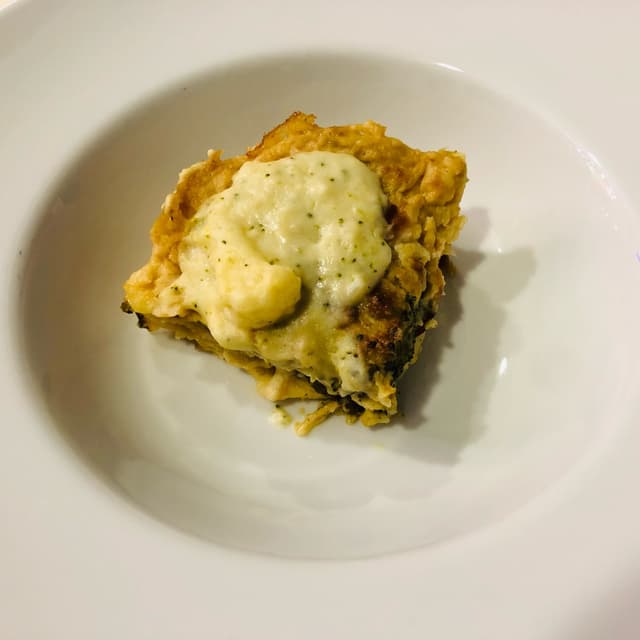 Foto do prato “Lasagne vegan”