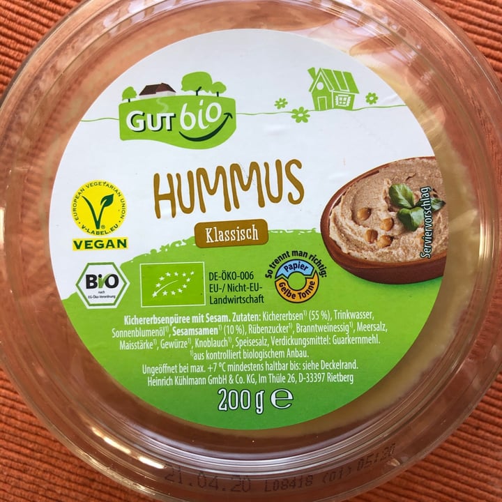 review photo of GutBio Hummus shared by @vegadelia on 02 May 2020 - review