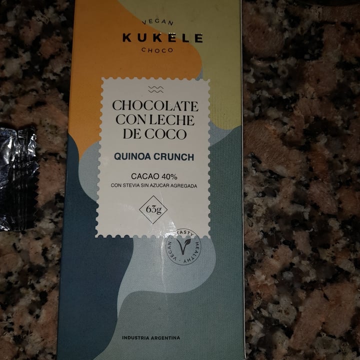 photo of Kukele Vegan Choco Quinoa crunch shared by @antomayol on  19 Jun 2022 - review