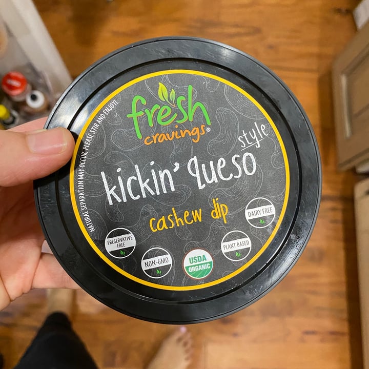 photo of Fresh Cravings kickin cashew queso dip shared by @amandalrsmith on  26 Jun 2021 - review