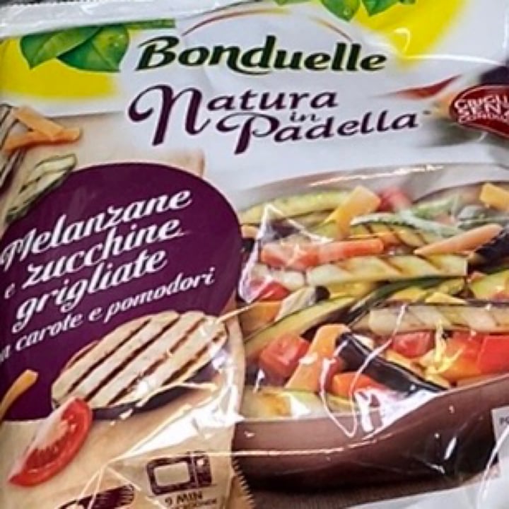 photo of Bonduelle Natura in padella-melanzane e zucchine grigliate con carote e pomodori shared by @daani on  17 Jun 2022 - review