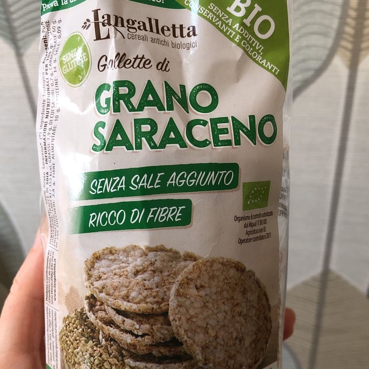 photo of Langalletta Gallette di grano saraceno shared by @danielagiordani on  13 Apr 2022 - review