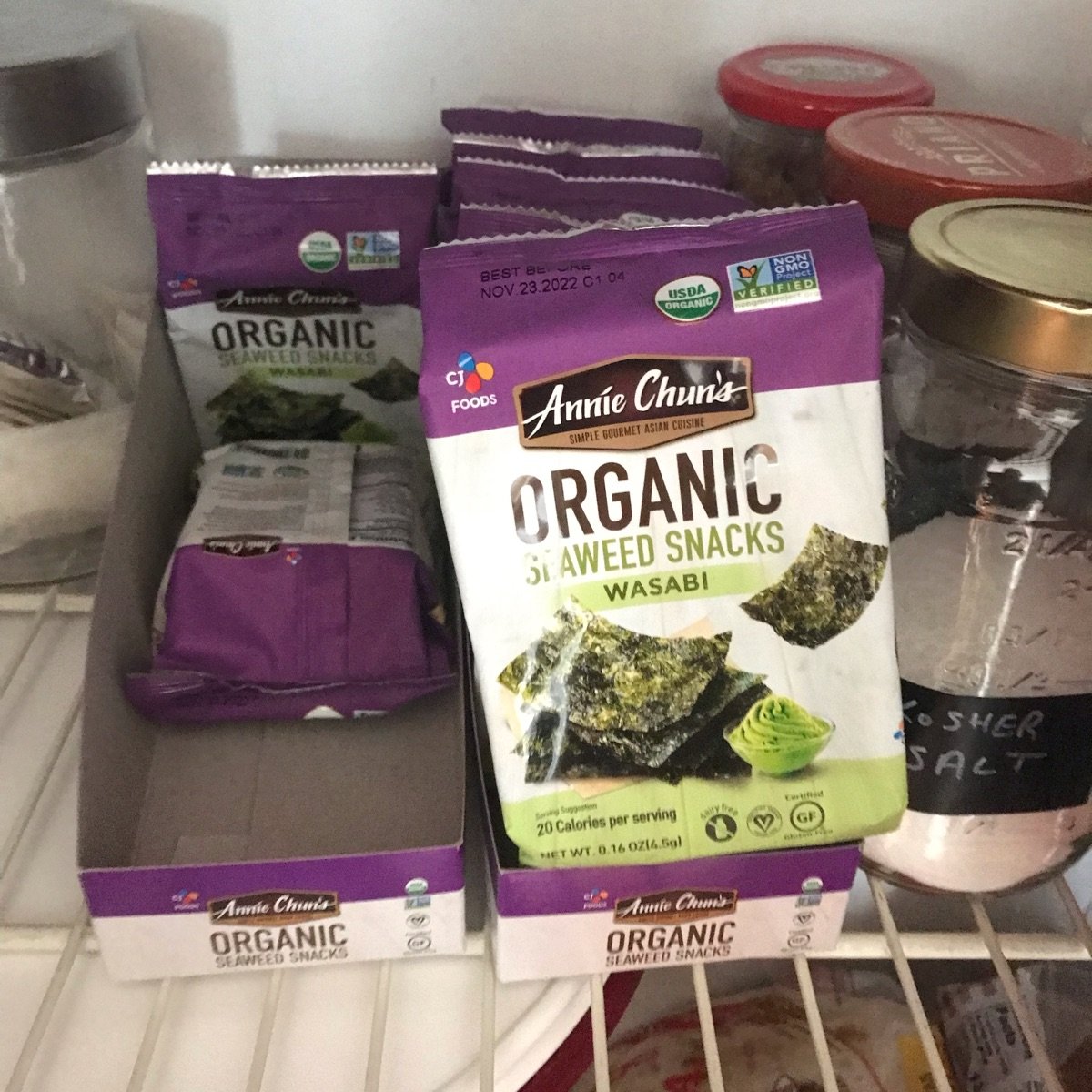 Annie Chun's Roasted Seaweed Snacks Wasabi Reviews abillion