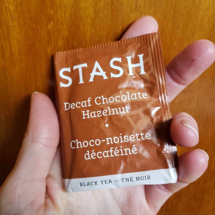 photo of Stash Organics Decaf chocolate hazelnut shared by @tbrown on  11 Jan 2023 - review