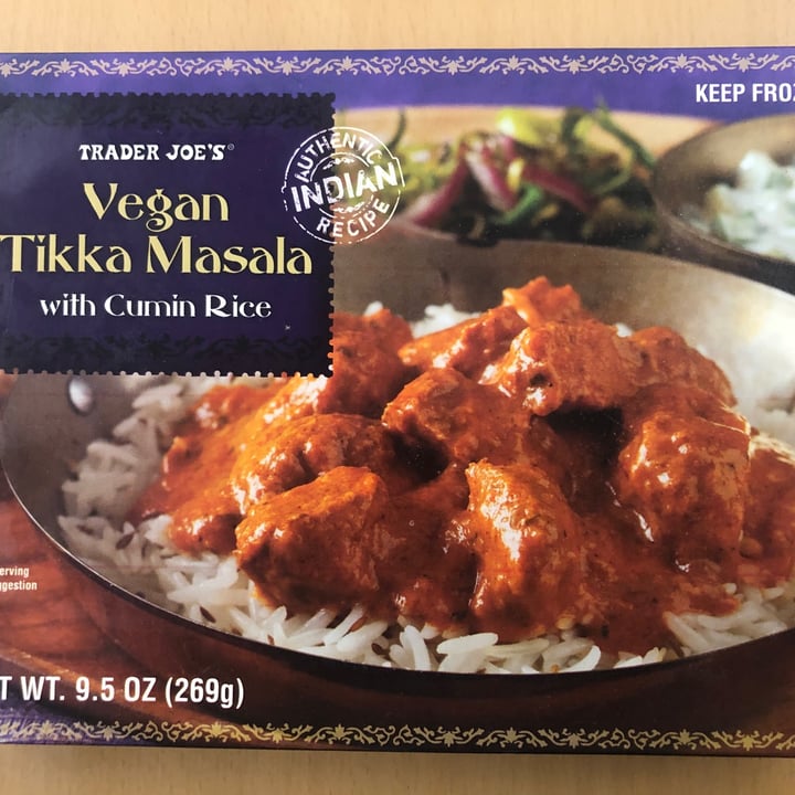 photo of Trader Joe's Vegan Tikka Masala with Cumin Rice shared by @jennyyy7 on  05 Oct 2021 - review