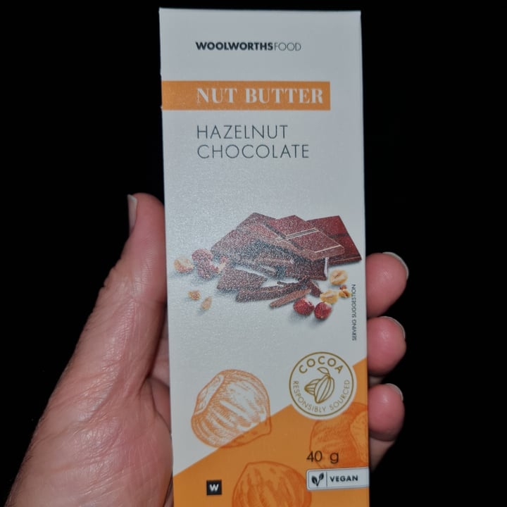 photo of Woolworths Food Nut butter hazelnut chocolate shared by @vegankitchensa on  27 Dec 2021 - review