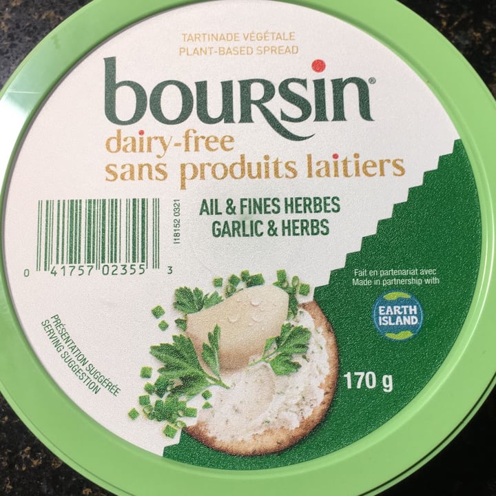 review photo of Boursin Boursin dairy free Garlic and Herbs shared by @valerie1972 on 21 Nov 2021 - review