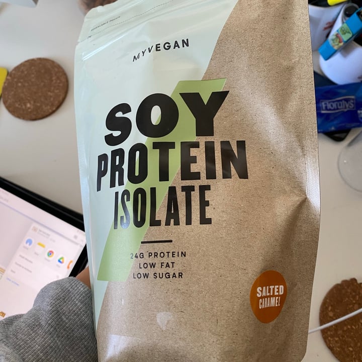 Myprotein Soy protein isolate salted caramel Review abillion