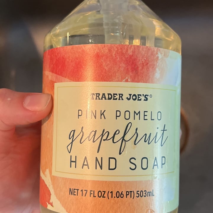 photo of Trader Joe's Grapefruit Hand soap shared by @audreymcanally on  21 Mar 2022 - review