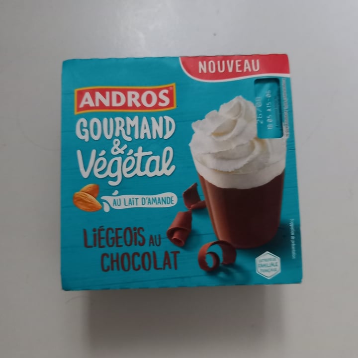 photo of Andros Chocolat liégeois vegetal shared by @touti on  17 Sep 2021 - review