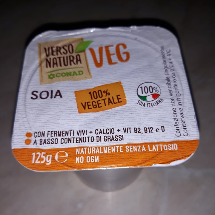 review photo of Verso Natura Conad Veg Yogurt Soia Frutta e Cereali shared by @giusy26 on 25 Mar 2022 - review
